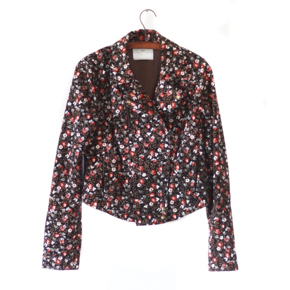 Anthropologie Jackets & Blazers - Anthropologie Hei Hei Floral Cropped Jacket 10